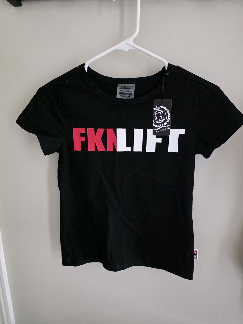 Girls' Black Short Sleeve Graphic Tee - Picture 1 of 2